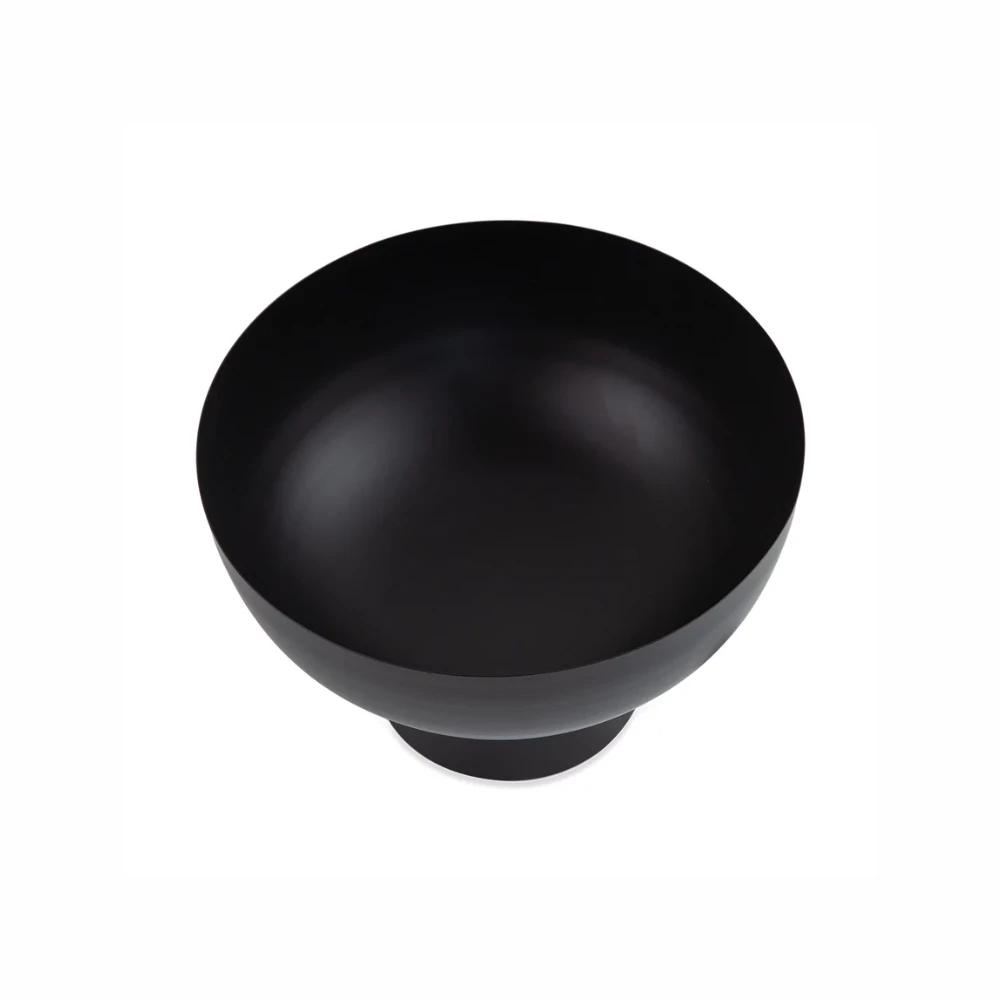Centro de Mesa Preto Metal Ø34,5X24cm - Mart 12917