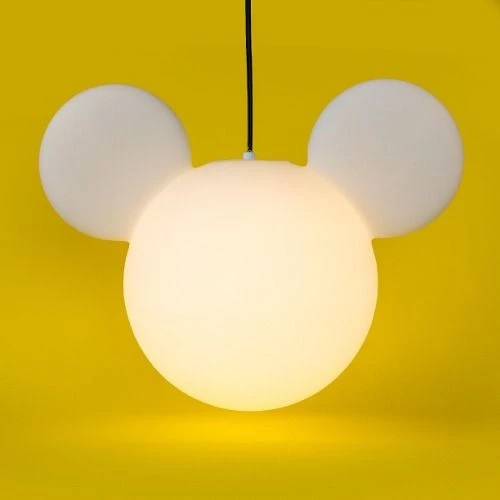 Luminária Pendente Mickey 1xe27  - Usare Branco 110v/220v
