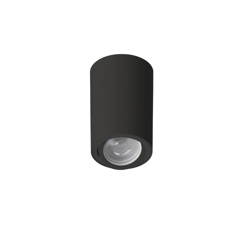 Plafon Redondo Preto Face Recuada MR16 - Save Energy SE-385.2537