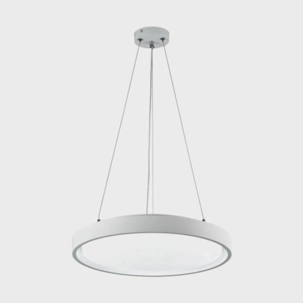 Pendente LED Branco  Ø41cm  24W  - Hevvy Iluminação  LY- 8762MH BC+BC
