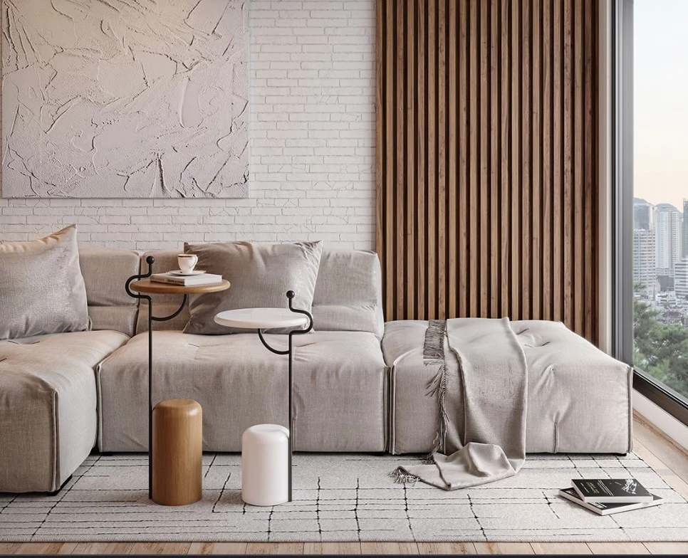 Mesa Lateral Órbita 63cm em Damasco-Corbelli