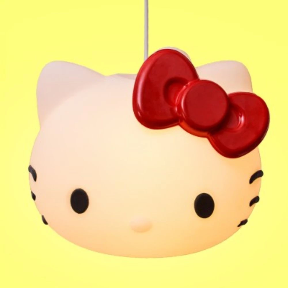 Luminária Pendente Hello Kitty Laço Vermelho 1xE27 - Usare