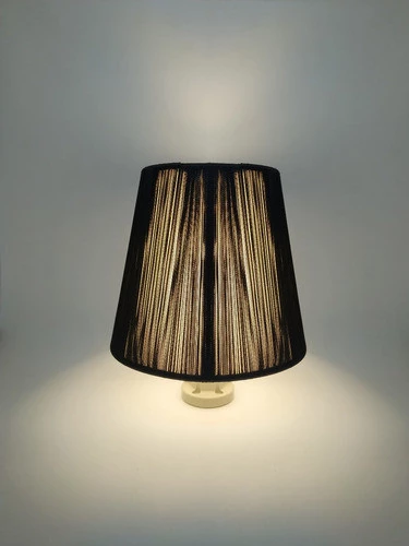 Arandela Reta Fio de Seda Preto - Hevvy L-001/W1 