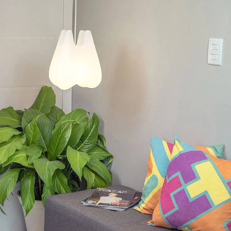 Luminária Pendente Dente Natural Usare 1xe27