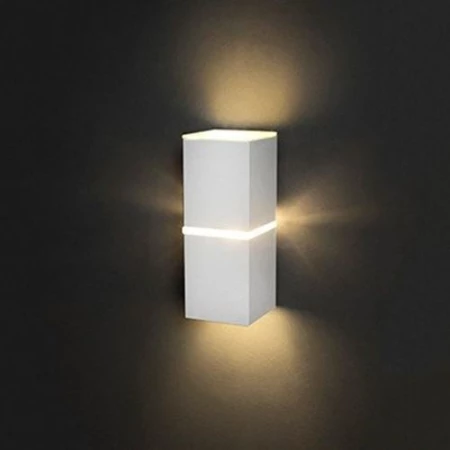 Arandela Tóquio Branca 1x Halopin 16cm - Acend 00869