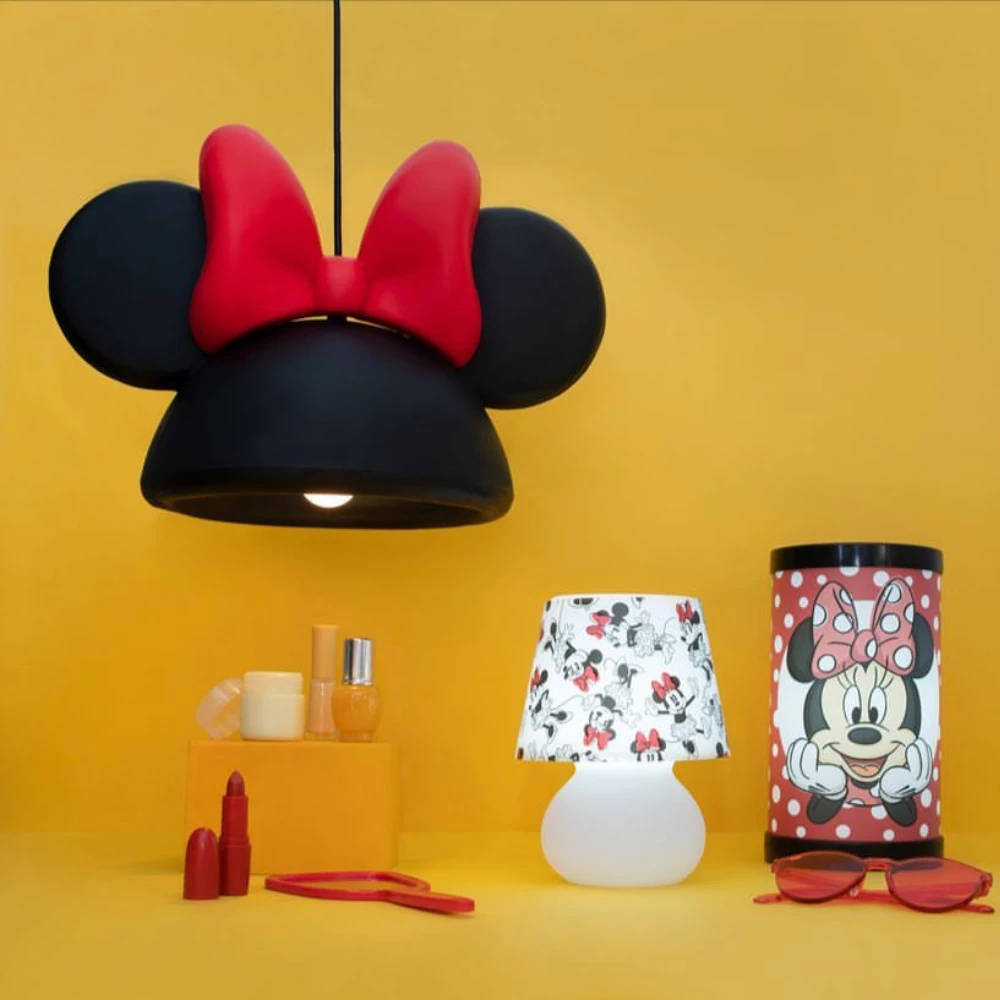 Luminária Pendente Orelha Minnie Preto 1xE27 - Usare