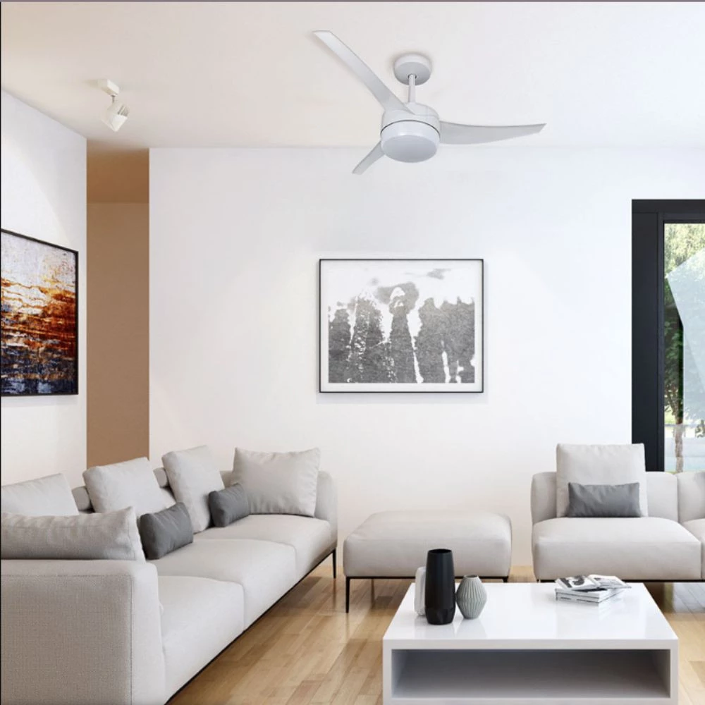 Ventilador de Teto Branco Lunik III 3 Pás 110V 1,05cm- Venti Delta 513100
