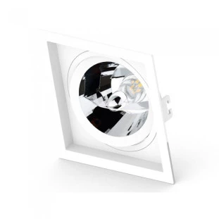 Spot de Embutir Face Recuada 1x AR111 