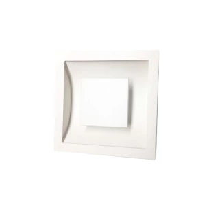 Embutido luz indireta Alum. Branco 35cm