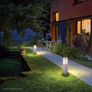 Poste de Jardim 1M Branco