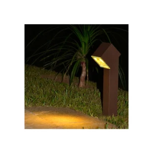 Balizador Branco para Jardim 1x Dicróica - Piuluce LED503