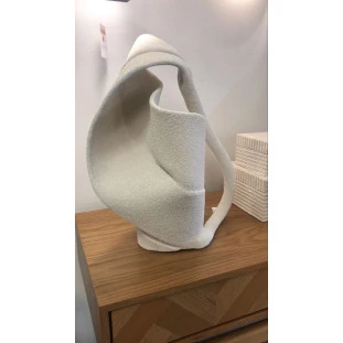 Escultura de Mesa - Branco Rústico - Decor Lumen 1949