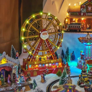 Roda Gigante Natal Com Musica e Movimento - Decor Lumen 5