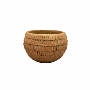 Vaso Cachepot Cimento Texturizado Ø20x13cm - Mart 16033-Padrão site-Decor Lumen 