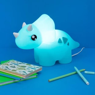 LUMINÁRIA DINO BABY AZUL TURQUESA - Decor Lumen