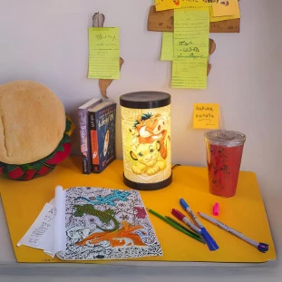 Luminária de Mesa Lumi Rei Leão-Decor Lumen 