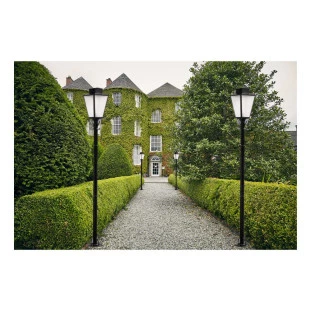 Poste de Aço Colonial Preto 1xE27 176cm- Ideal - Padrão Capa do Site - Decor Lumen