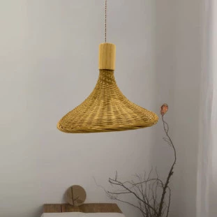 Pendente em Bambu Cinderella - Decor Lumen