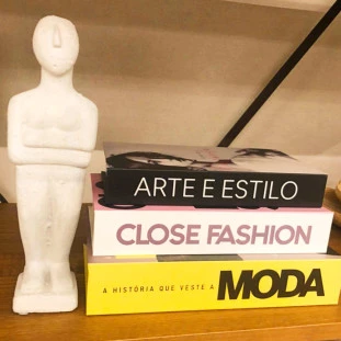 Label - conjunto de livros decorativos, moda, fashion, passarela