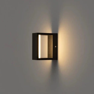Arandela Preta Luz Indireta - Peça