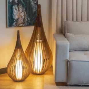 Luminária Coluna de Chão Capa - Decor Lumen