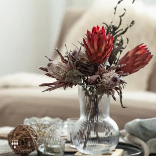 Planta Decorativa Ramo de protea 45cm- Capa Padrão Site
