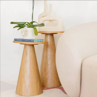 Mesa Lateral Colina em MDF Laqueado 66cm- Corbelli -Padrão capa Site-Decor Lumen 