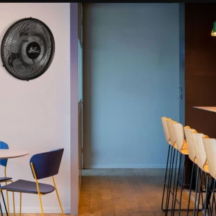 Ventilador de Parede Delta Premiun em Plástico Preto 4 hélices- Venti Delt-Padrão Capa Site_Decor lumen 