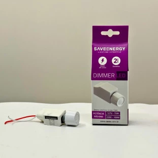 Dimmer Universal Rotativo 127V 75W 220V100W - Save Energy SE-275.1802