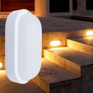 Arandela tartaruga Branco ABS 8W 6500K