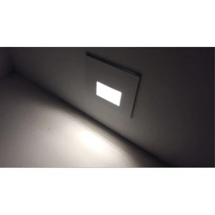 Balizador de embutir Branco 1x Halopin - Hansa 2108 