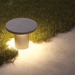 Balizador Geo Texturizado 6W 3000K IP65- Decor Lumen