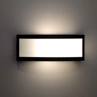 Arandela Finestra Signus Preta 18 cm