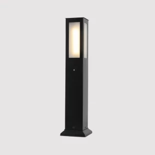 Poste Balizador Alumínio Preto Capa - Decor Lumen