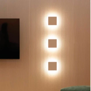 Arandela LED Luz Indireta 15x15 12W 3000K 360º Preto - Evoled LE-3961 - Capa -Decor Lumen