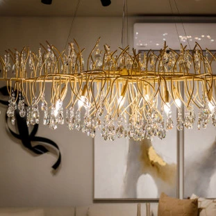Lustre Branch de Cristais- DNA Lustres
