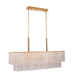 Pendente Prince Dourado Metal e Vidro Halopin G9 - Studioluce