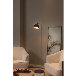 Luminária de Piso Linha Viena Madeira e Metal 1XE-27 - MADELUSTRE 3094 - Capa - Decor Lumen
