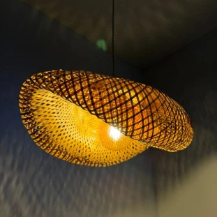 Pendente Borneu Natural Bambu - Ø50cm - GMH INFORMAÇÕES