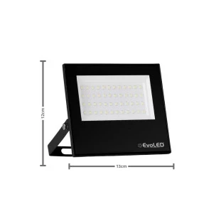 Refletor LED Preto 30W IP65 3000K - Evoled LE-3772-PAdrão capa site- Decor Lumen 
