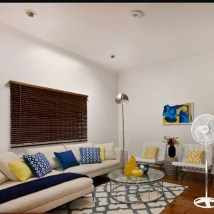 Ventilador de Coluna Delta Premiun Branco 4 hélices Aço- Venti Delta-PAdrão Capa Site-Decor Lumen 