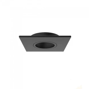 Embutido Face Plana Preto 1x Mini Dicróica - Interlight IL0072-PM