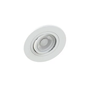 Spot de Embutir Redondo Branco Face Plana 1x Dicróica MR16 - Save Energy SE-330.1033
