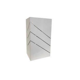 Arandela Branca Friso Diagonal