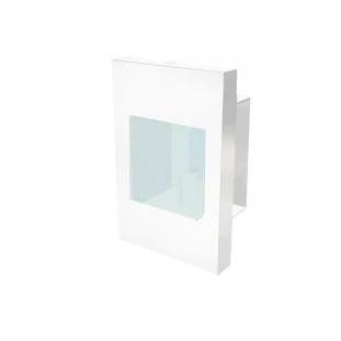 Balizador de embutir Branco 1x Halopin - Hansa 2108 
