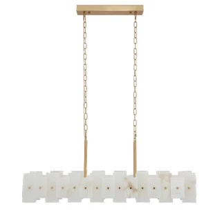 Pendente Dourado Alabastro 10xG9 110x15x17cm - Studioluce - Capa
