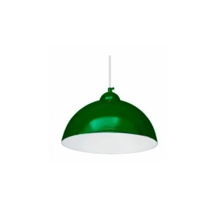 Pendente Esfera Alumínio Verde Sinuca 40cm 1xE27 - 3714 Caisma