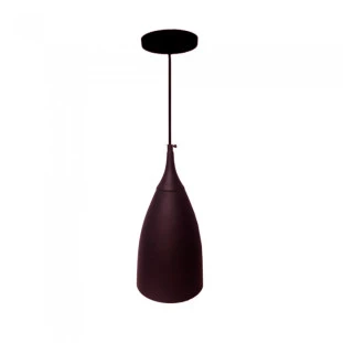 Pendente Milão Alumínio Marrom 17cm 1xE27 - Caisma 3720