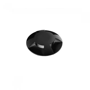 Balizador de solo Preto com Led Multi