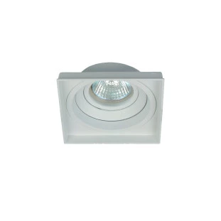 Spot No Frame Orientável Branco 1x MR16 - IL4718BM Interlight 